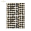 seria Black & White - Czarny & Biały, geometyczne czarno-białe wzory, cyfry, litery*  Mulberry Decoupage Paper FPA1019 Black & White Series - Black & White, geometric black and white patterns, numbers, letters* Papel para decoupage Mulberr